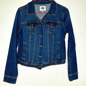 Old Navy Women's Blue Jean Jacket Size: M